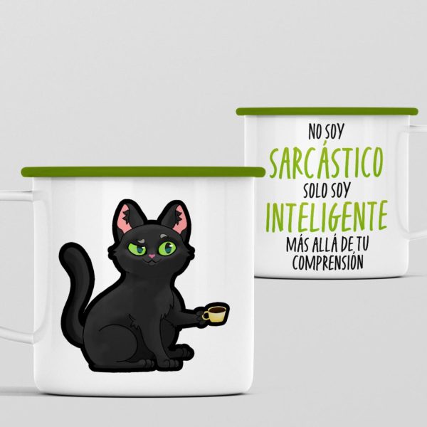 Taza - Gato sarcástico